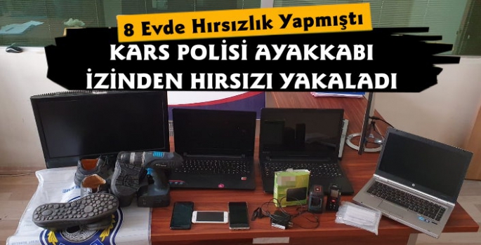 Kars Polisi Hırsızı Ayak İzinden Yakaladı
