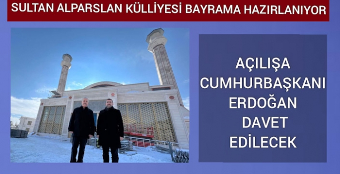 Sultan Alparslan Külliyesi Bayrama Hazırlanıyor