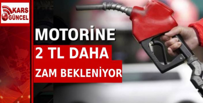 Motorine bir zam daha!