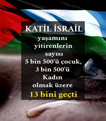 Katil İsrail Katliama Devam Ediyor