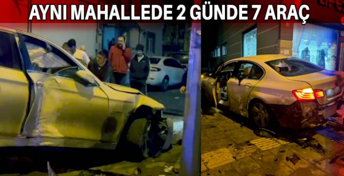 Aynı Mahallede 2 Günde Toplam 7 Araç!