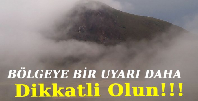 Bölgeye Bir Uyarı Daha Geldi: Sarı Kod, Dikkatli Olun!