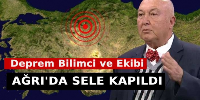 Ünlü İsim Ekibiyle Ağrı Dağı'nda sele kapıldı