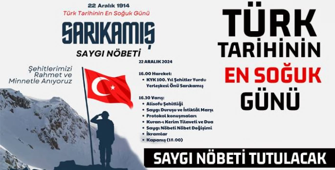 Sarıkamış Şehitleri İçin