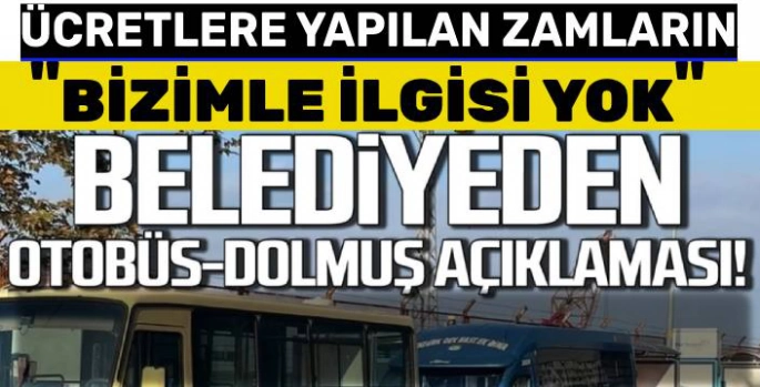 Kars'ta Dolmuşa Zam Geldi, Belediye 'Bizimle Alakası Yok' Dedi