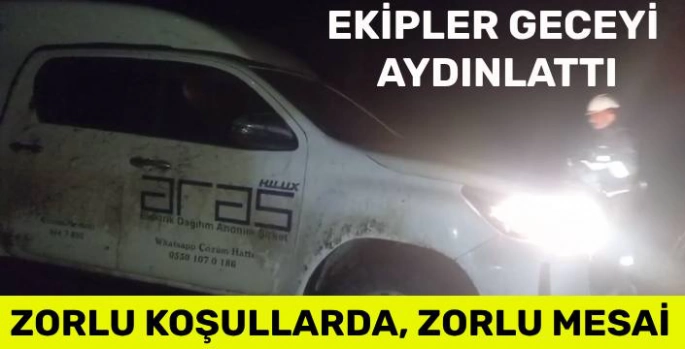Aras Edaş'tan Kesintilere Anında Müdahale!