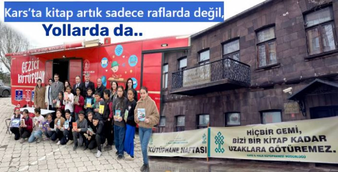 Gezici Kütüphane ile Bilgi Yolculuğu Başladı