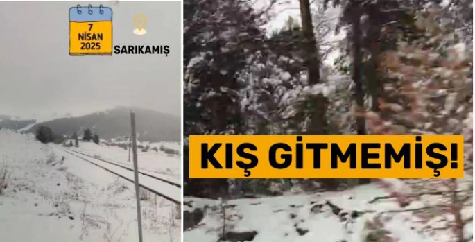 Kars'ta Kışın Etkileri Devam Ediyor: Sarıkamış Beyaza Büründü