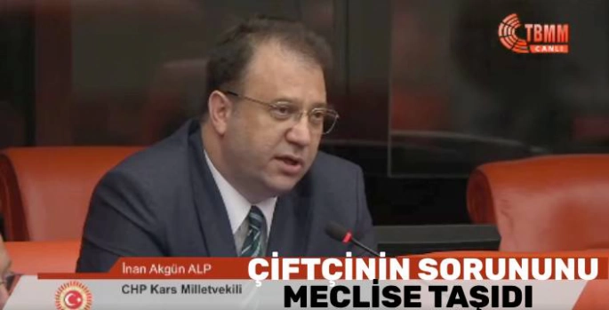 Milletvekili İnan Akgün Alp, Çiftçinin Sesini Meclise Taşıdı