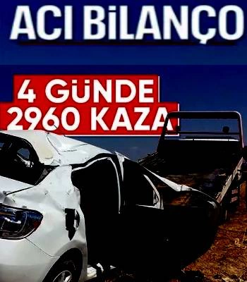 Bayram Süresince 722 Trafik Kazası: 6 Ölü, 1.227 Yaralı