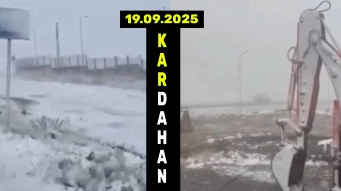 Doğu Anadolu ve Doğu Karadeniz Eylül Sonunda Beyaza Büründü
