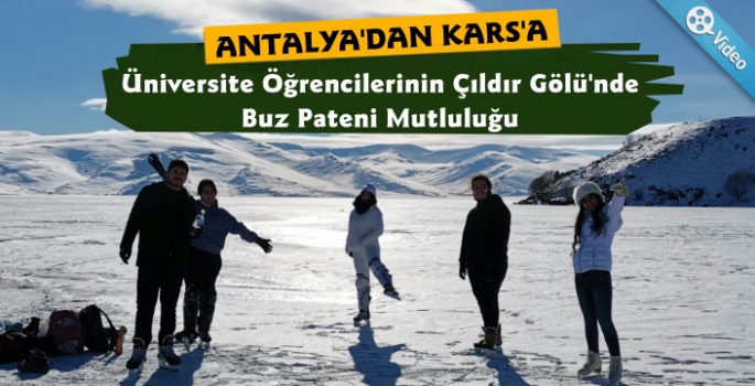 Antalya'dan Kars'a Üniversite Öğrencilerinin Buz Hokeyi Turu