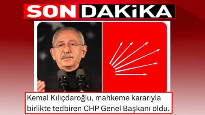 CHP Kurultay Davasında Çarpıcı Karar: Kılıçdaroğlu Yönetimi Geri Dönüyor
