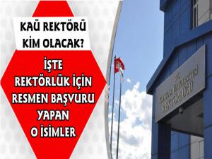Kafkas Üniversitesi Rektörlüğüne Aday Olan O İsimler