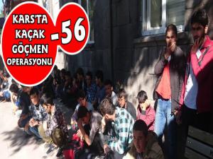Kars Polisinden Kaçak Göçmen Operasyonu
