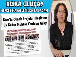 Karsın Çalışkan Kadın Muhtarı Besra Uluçay