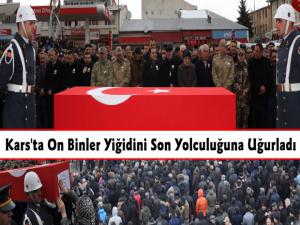 Karslı Şehidimiz Oğuzhan Ulaş Avcı Toprağa Verildi
