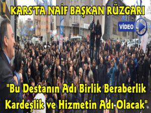Naif Alibeyoğlu Seçime Saatler Kala Seçmenle Buluştu