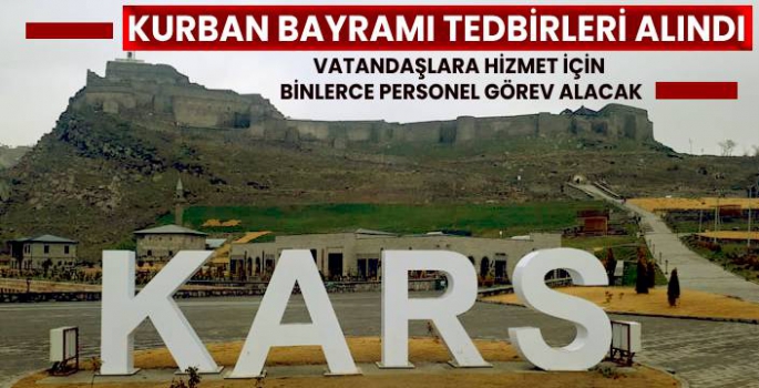 Kars'ta Kurban Bayramı Tedbirleri