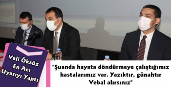 Vali Türker Öksüz Karslıları Uyardı