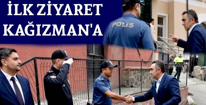 Kars İl Emniyet Müdürü Murat Abdullah Tombul İlk Ziyaretini Kağızman'a Gerçekleştirdi