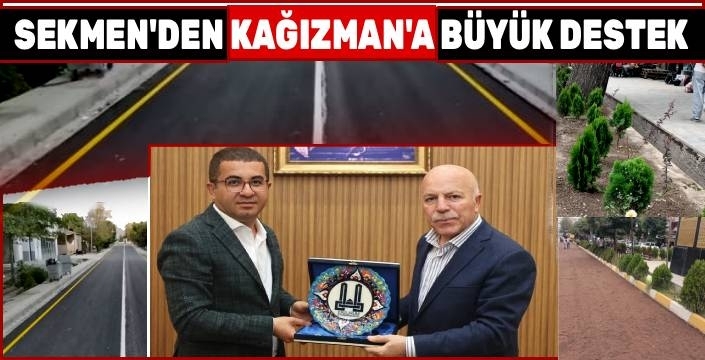 Başkan Sekmen'den Kağızman'a Büyük Destek