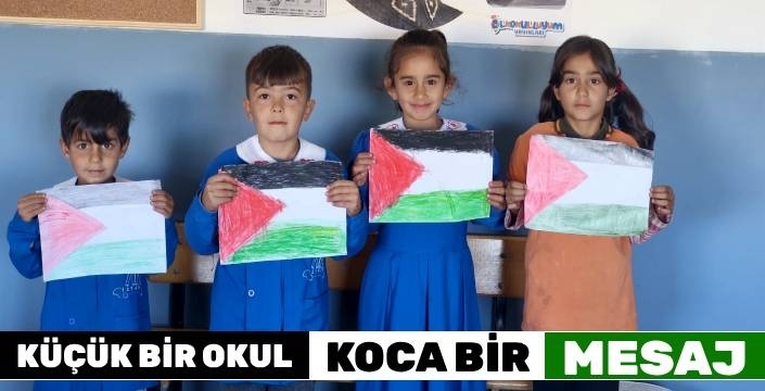 Bir Tahta Sıra, Bir Dünya Vicdanı: Minik Ellerden Filistin’e Destek
