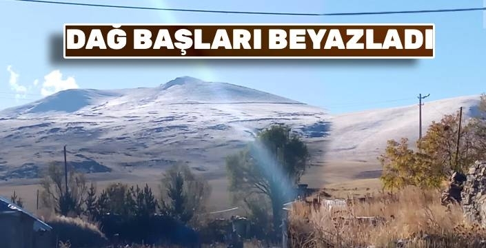 Dumanlı Dağı’nın Zirvesi Beyaza Büründü