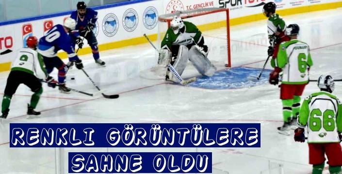 Kars’ta Buz Hokeyi Sezonu Renkli Görüntülerle Açıldı