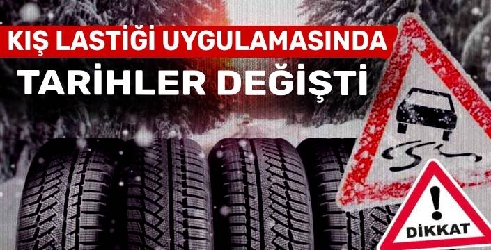 Kış Lastiği Zorunluluğu 5 Aya Çıkarıldı!