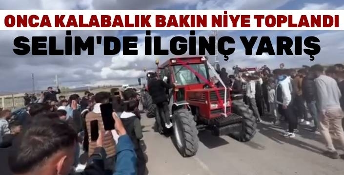 Selim’de Traktör Fuarında İlginç Kapışma: “Benimki Daha Güçlü” Yarışı Meydanı Coşturdu