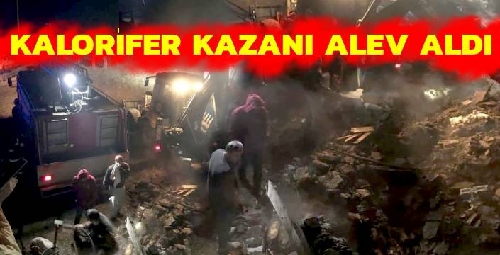 Arpaçay’da Gece Yarısı Korku Dolu Anlar: Kalorifer Kazanı Alev Aldı