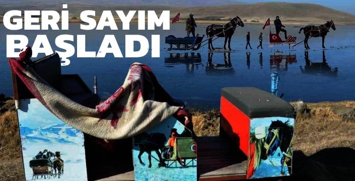 Çıldır Gölü Kısmen Dondu: Atlı Kızaklar İçin Geri Sayım Başladı