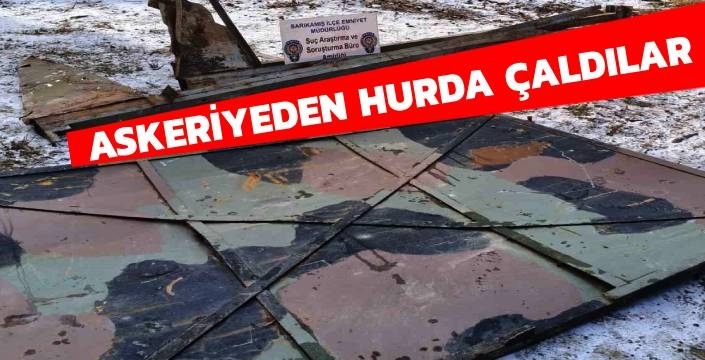 Askeriyeye Ait Malzemeleri Çalan 2 Şüpheli Suçüstü Yakalandı