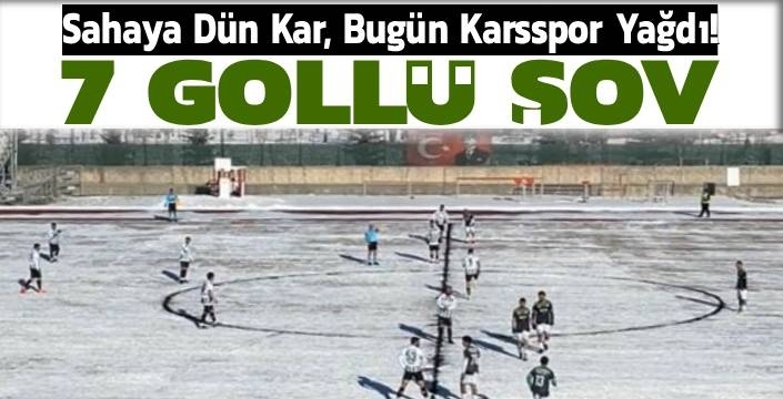 Dün Kar, Bugün Karsspor Yağdı! Kars 36 Spor’dan 7 Gollü Şov