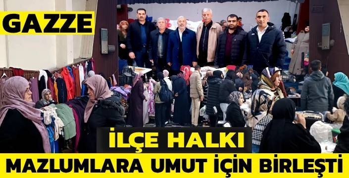 Kağızman’da Gazze İçin Dayanışma Kermesi: İlçe Halkı Mazlumlara Umut Oldu
