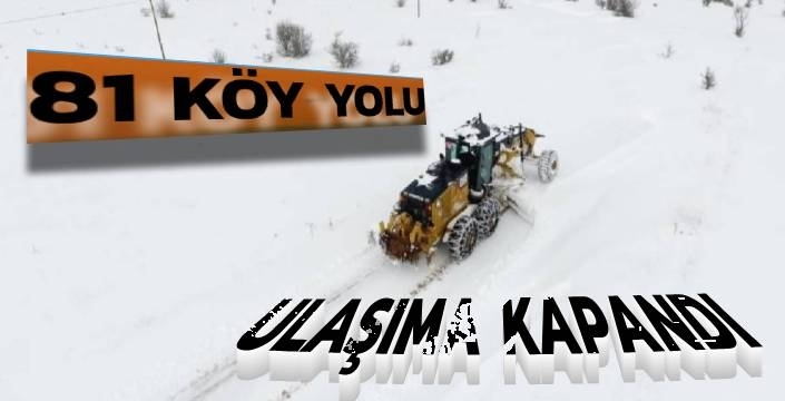 Kars’ta Kar ve Tipi Hayatı Olumsuz Etkiledi: 81 Köy Yolu Ulaşıma Kapandı