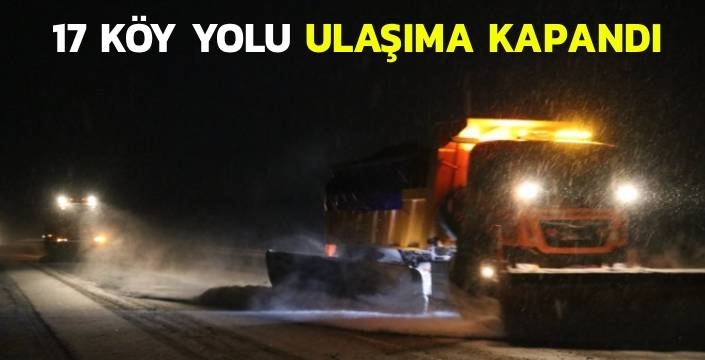 Kars’ta Kar Yağışı Etkisini Sürdürüyor: 17 Köy Yolu Kapalı, Ekipler Aralıksız Çalışıyor
