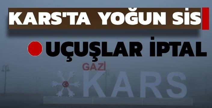 Kars’ta Sis ve Kar Yağışı Ulaşımı Etkiledi