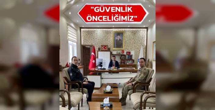Kaymakam Akköz: “Huzur Önceliğimiz”