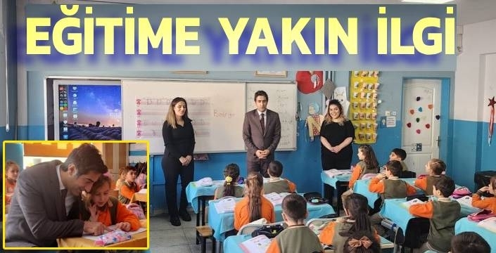 Sarıkamış’ta Eğitim’e Yakın İlgi: Kaymakam Aslantatar Okulda