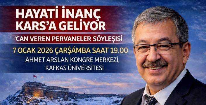 Hayati İnanç Kars’ta Söyleşi Programına Katılacak