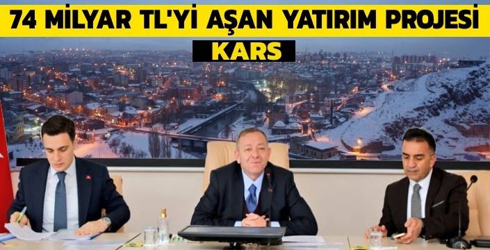 Kars’ta 74 Milyar TL’yi Aşan 284 Yatırım Projesi Değerlendirildi