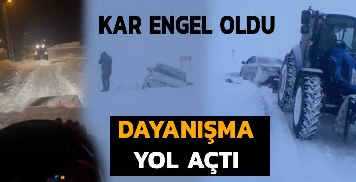Kars’ta Karla Mücadelede Birlik Ruhu: Köylüler Traktörlerle Seferber Oldu