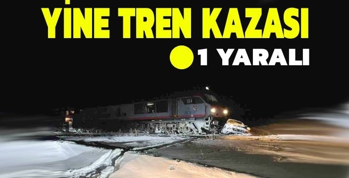 Sarıkamış’ta Yük Treni Otomobile Çarptı: 1 Yaralı