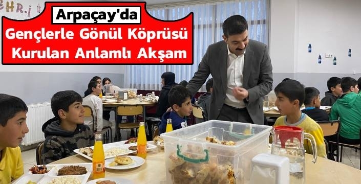Arpaçay'da Gençlerle Gönül Köprüsü Kurulan Anlamlı Akşam