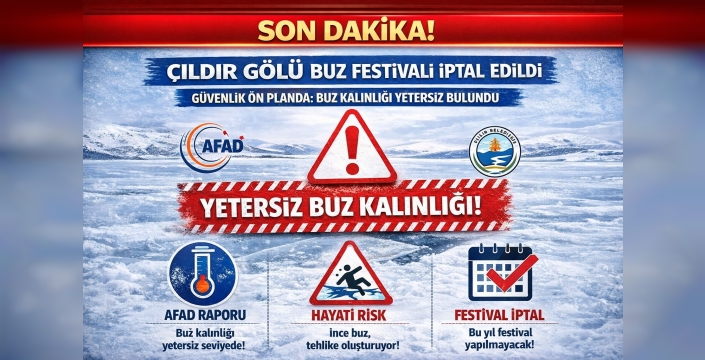 Çıldır Gölü Buz Festivali İptal Edildi