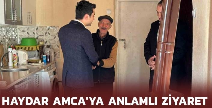 Gönüllere Dokunan Ziyaret: Kaymakam Tutal’dan Haydar Amca’ya Anlamlı Buluşma