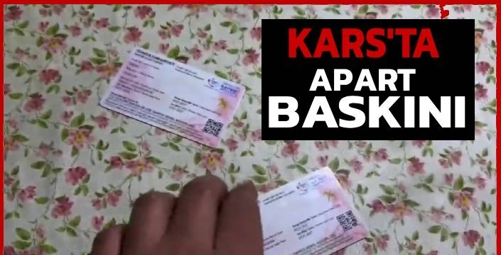 Kars’ta Apart Daireye Operasyon: 4 Düzensiz Göçmen Yakalandı