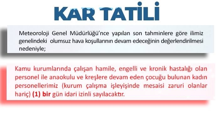 Kars’ta Eğitime Kar Engeli: 27 Şubat’ta Okullar Tatil Edildi